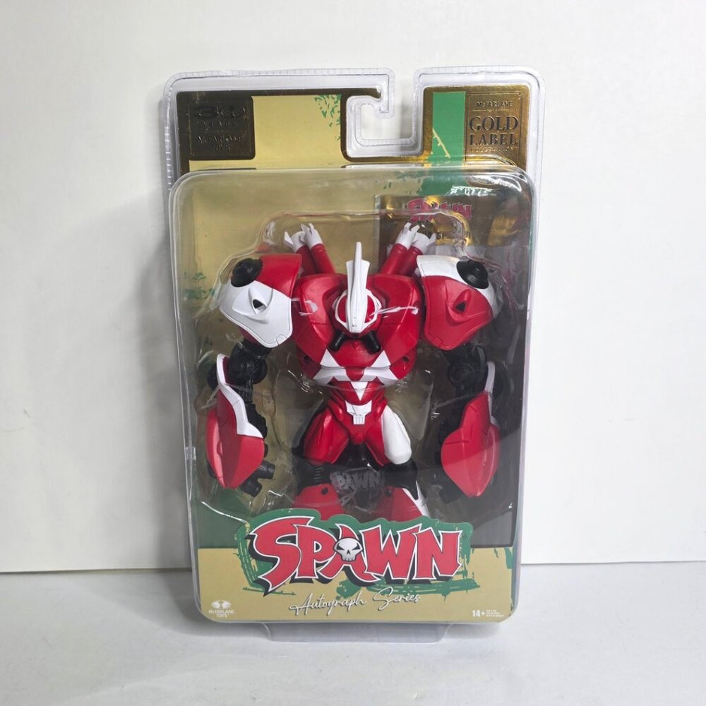 SDCC 2025 McFarlane Toys Robot Wars Spawn Autographed By Todd McFarlane - SIGNED